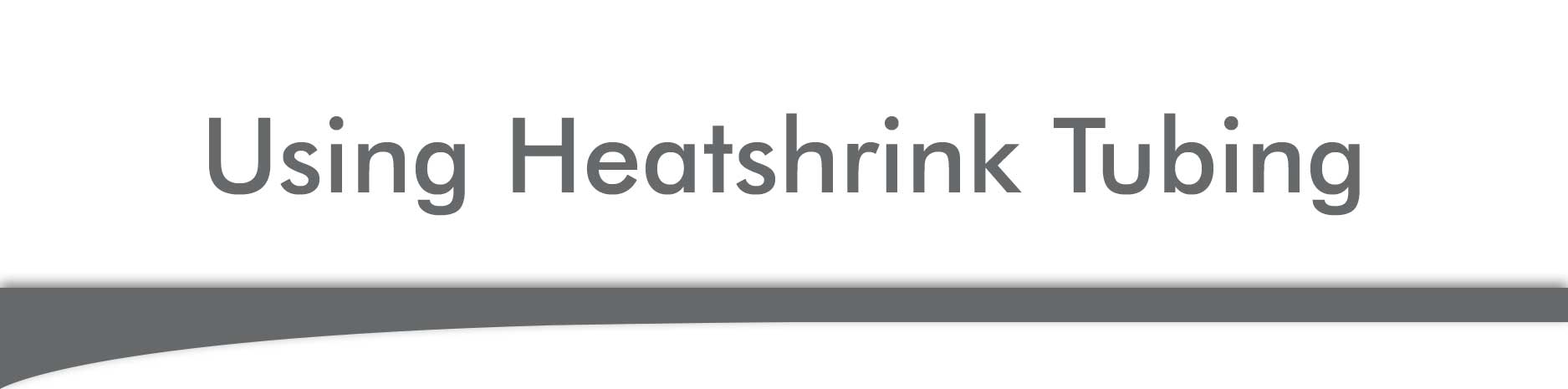 Werken met krimpkous